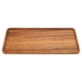 thumbnail image 1 of South American Walnut Tray, Solid Wood Wooden Afternoon Tea Tray, Fruit Tray, Coffee Shop Simple Snack Tray,1*tray,wood color, 1 of 9