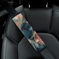 thumbnail image 5 of WYYP Flowers Car Seat Belt Pad Cover Protect You Neck and Shoulder from The Seat Belt Rubbing Ideal for Car Interior Accessories 2Pcs, 5 of 6