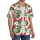 thumbnail image 2 of Balery Watermelons Camisa Casual de Manga Corta con Botones para Hombre, Texturizada, Estilo Cubano, para Playa, Verano-Large, 2 of 5