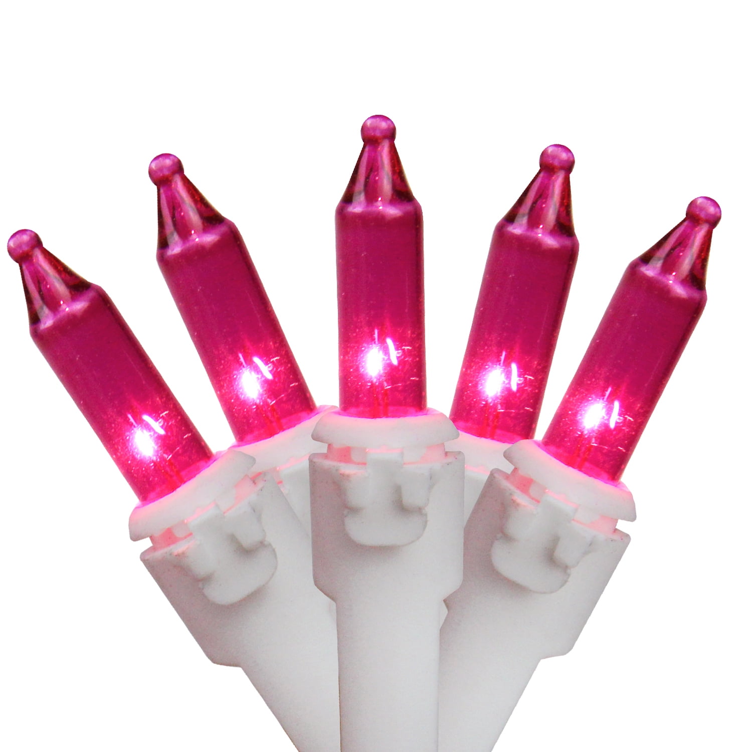 Northlight 100ct Mini Christmas String Lights Magenta Pink 20.25