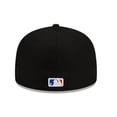 thumbnail image 4 of Gorra New York Mets New Era negra auténtica 59FIFTY ajustada, 4 of 6