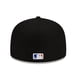 thumbnail image 4 of Gorra New York Mets New Era negra auténtica 59FIFTY ajustada, 4 of 6