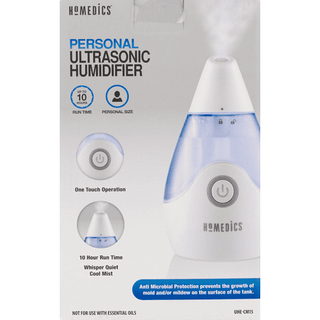 HoMedics Personal, Portable Ultrasonic Cool Mist Humidifier, UHE-CM15