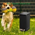 thumbnail image 5 of Small Dog Poop Trash Can Outside Soft Close Odor Filter&Step Pedal, 5L/1.3 Gal Stainless Steel Black Bathroom Garbage Can with Lid Inner Bucket,Slim Metal Waste Basket- Bedroom Office Cat Poop, 5 of 6