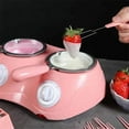 thumbnail image 5 of Double Pot Chocolate Fondue Set, 8oz Mini Melting Pot with Temperature Control & 12-Piece DIY Accessories Kit, 5 of 9