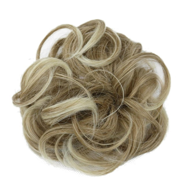 Perruque Extension Chignon Bouclé Chignon Désordonné Pièce de Cheveux Chouchou Enveloppe Extensions de Cheveux, Perruque pour Femmes