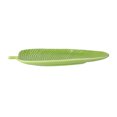 thumbnail image 2 of Northlight 10.5" Chartreuse Textured Ceramic Banana Leaf Display Tray - Green, 2 of 3