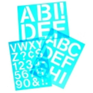  3 Inch Letter Stencils for Painting - 40 Pcs Alphabet and  Number Stencils – Stencils for Crafts Reusable for Wood Signs, Walls,  Fabric, Chalkboard and School Projects - DIY Stencils