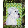 thumbnail image 3 of Carolines Treasures SS4440GF Boxer St. Patricks Day Shamrock Portrait Flag Garden Size, 3 of 3