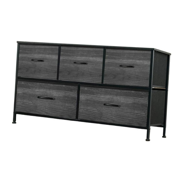 veasfak Commode Commode pour Chambre pour Entrée Couloir Salon Gris