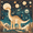 Dinosaur at Night, variant on Yayeee Pillowcase Standard Size Set of 2 Satin Wrinkle Resistant Pillow Case, Dinosaur with Stars