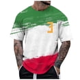 thumbnail image 1 of Xdzjlr T-Shirt pour Homme Imprimé Sport Italien Tee Col Rond Soccer Confortable Chemise pour Homme, TTTG, 1 of 1