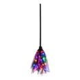 thumbnail image 2 of LED Light Up Witch Broom, Colorful Halloween Broomstick with 3-Section Detachable Design for Haunted House, Porch, Party Props, Costumes and Holiday Decor, 2 of 7