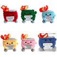 thumbnail image 1 of Lindo Crochet Contenedor Basura Fuego Apoyo Emocional Regalos Divertidos () Rojo, 1 of 9