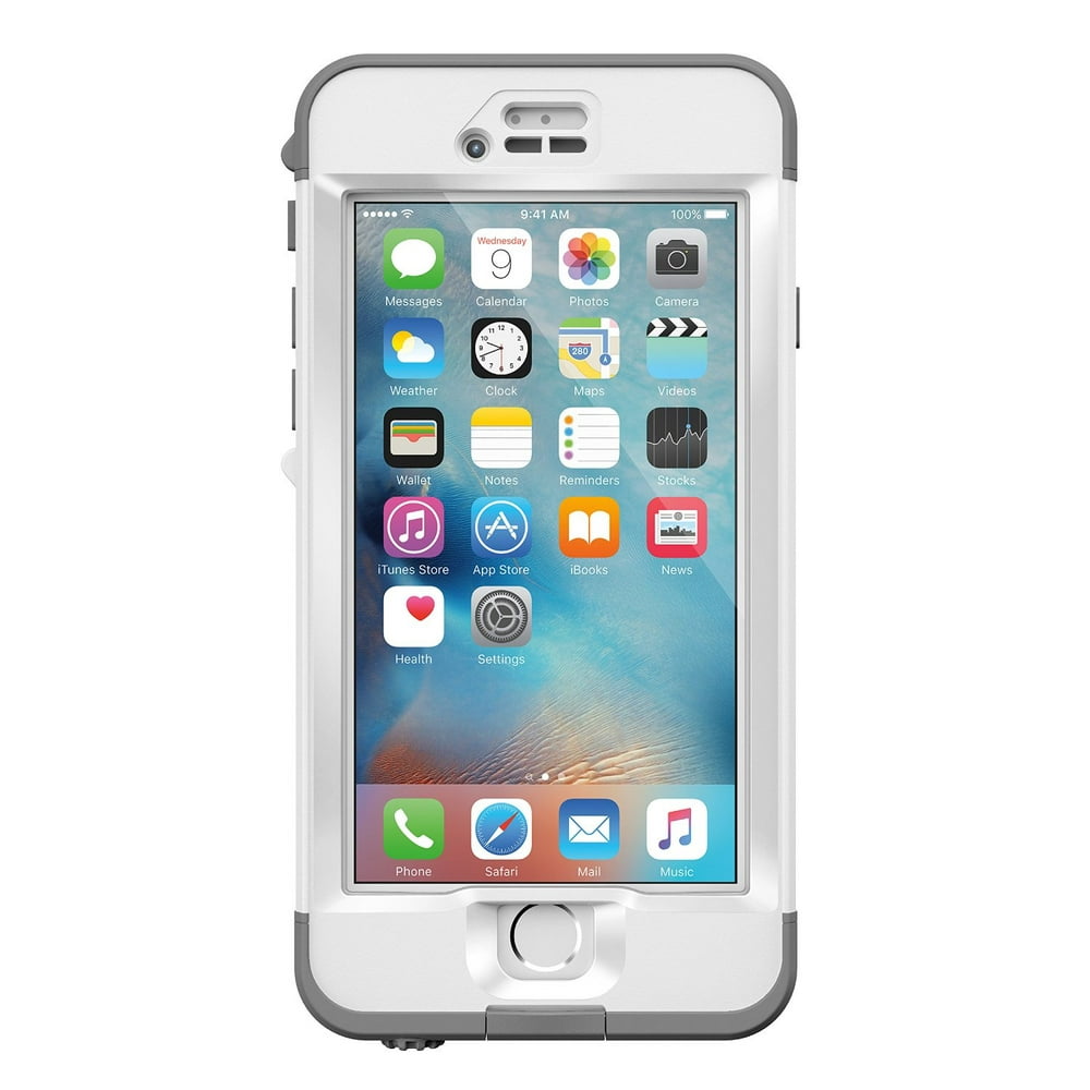 LifeProof Nuud Series Waterproof Case for iPhone 6s Plus - White / Gray ...