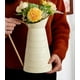 thumbnail image 4 of Chic Cream/White Metal Pitcher Vase for Decor Home Rustic Decorative Flower Vase 10.8'H, 4 of 5