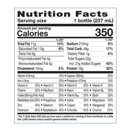 Ensure Plus Meal Replacement Nutrition Shake, Milk Chocolate, 16g Protein, 8 fl oz - 24 Pack