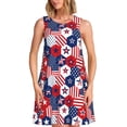 thumbnail image 1 of Disketp American Stars2 para Vestido sin Mangas para Mujeres, Vestidos de Verano para Mujeres, Casual y Holgado para la Playa, 1 of 7