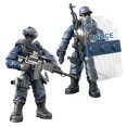 thumbnail image 3 of Figura militar de campo totalmente articulada y giratoria de 6 piezas, juego de construcción educativo., 3 of 5