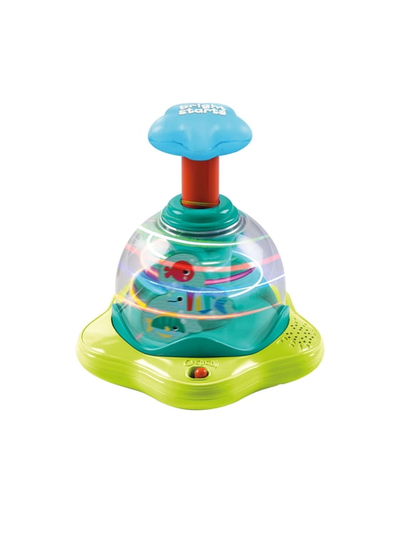 Bright Starts Press and Glow Spinner Electronic Learning Toy