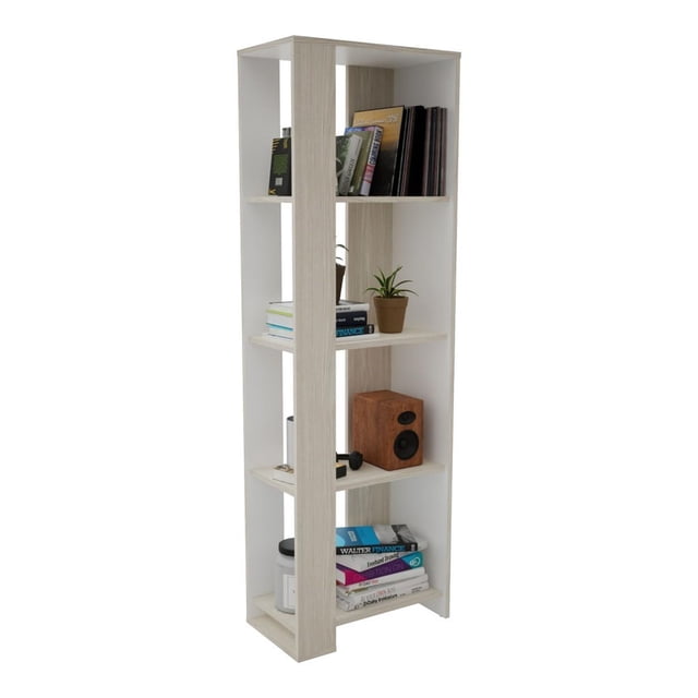 Librero Biblioteca Estanteria Agua Maderkit Color Niebla gris