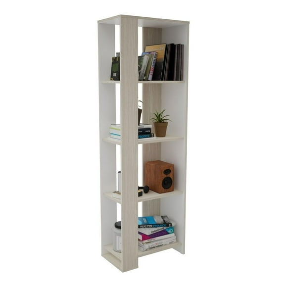 Librero Biblioteca Estanteria Agua Maderkit Color Niebla gris