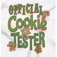 thumbnail image 2 of Funny Christmas Official Cookie Tester Men's Graphic T Shirt Tees Brisco Brands S, 2 of 4