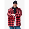 thumbnail image 3 of KingSize Men's Big & Tall Fleece Sherpa Shirt Jacket, 3 of 4