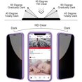 thumbnail image 4 of IBAOLEA Anti-peep Magnetic Case for iPhone 7 Plus/8 Plus,Anti Peeping Magnetic Double-Sided Privacy Screen Protector Clear Back Metal Bumper Antipeep Phone Cases Cover for iPhone 7 Plus/8 Plus, 4 of 7