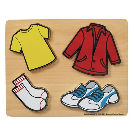 UPC: 0191487014281 | Excellerations Clothes Chunky Puzzles