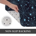 thumbnail image 3 of Halloween Non Slip Door Mat, halloween blue spiderweb cobweb Halloween Decor Absorbent Bath Tub Mats, Bathroom Rugs Welcome Mat, Bath Mat for Halloween Decor Home, Kitchen 16x24in, 3 of 6