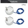 thumbnail image 4 of HUGFEGWE 2Pcs Synchronous Motor AC 110V 60-70RPM Turntable Motor CW/CCW Direction 4W TYC-50 D Shaft U2536-18529, 4 of 7