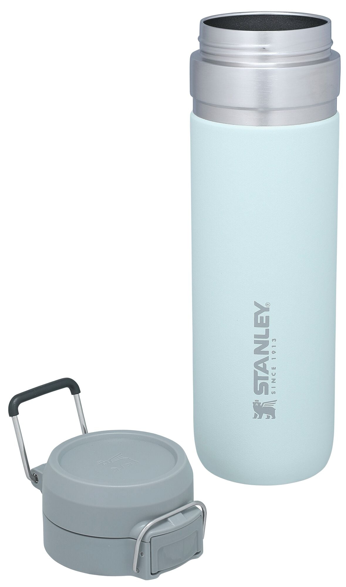 💦STANLEY Quick Flip Top Stainless Insulated🧊Pastel Blue Water Bottle 24  oz 41604348150