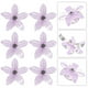 thumbnail image 2 of 10Pcs Mini Claw Clips Mini Flower Claw Clips Rhinestone Hair Clips Girls Hair Decorations, 2 of 4