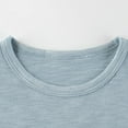 thumbnail image 3 of Little Boys Casual Tees Soft Solid Color Basic T Shirts Crew Neck Short Sleeve Tops T-Shirts, 3 of 6