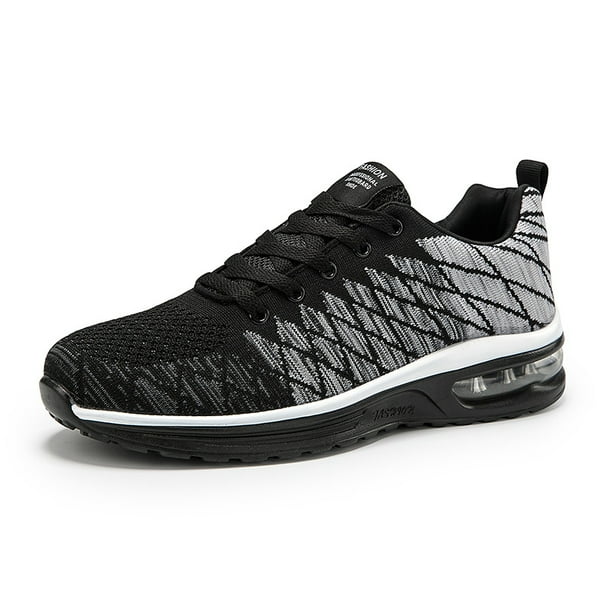 Zapatillas de running de primavera para hombre y mujer, zapatillas de running de caña baja con superficie de malla