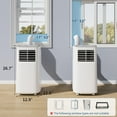 thumbnail image 2 of Portable Air Conditioner, 8,000 BTUs Room Air Conditioner, 3-in-1 Cooling AC Portable Air Conditioner with Fan & Dehumidifier, Standing Air Conditioner, Ventless Floor AC, 2 of 7
