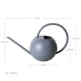 thumbnail image 2 of Distributeur de Fleurs Sphérique Portatif-Noir Mat-1000ml, 2 of 4