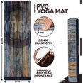 thumbnail image 2 of RDX Yoga Mat 6mm Thick with Straps and Carry bag, Non Slip Mats for Men Women, Fitness Workout Pilates Aerobic Planks, 183 X 61CM, 2 of 7