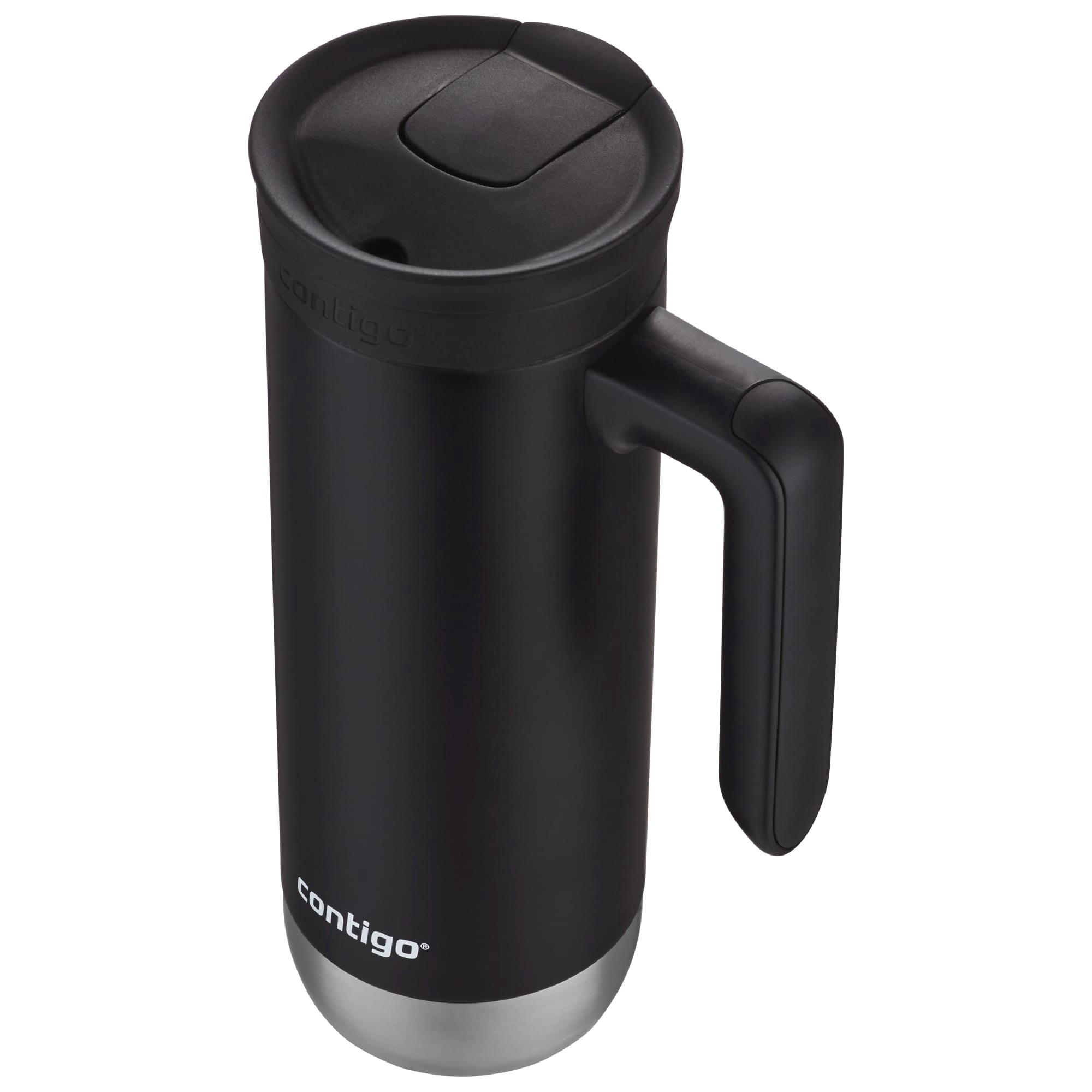 Contigo Huron 2.0 Stainless Steel Travel Mug with SNAPSEAL Lid and Handle in Black, 20 fl oz.