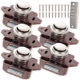 thumbnail image 1 of Miangastore 5pcs Push Button Latch Catch Push Button Lock Cupboard Door Push Button Lock, 1 of 9