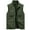 Army Green, variant on Men's Fishing Vest Utility Safari Travel Vest with Pockets Outdoor Work Photo Cargo Fly Summer Vest Dark Blue 6(L)
