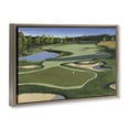thumbnail image 3 of Stupell Industries Transitional Traditional Golf Course Brown Floating Frame Canvas Art, 31 x 21, by Michael Willett, 3 of 8