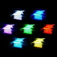 thumbnail image 3 of Flex Line 7 Color Led Accent Light Glow Kit Universal Flexible Tube Kit Underglow Compatible with Harley Davidson ATV, Snowmobile, Boats Motorcycle Engine Neon Kit with 2X Wireless Remotes Glow Kits, 3 of 5