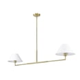 thumbnail image 2 of 744-62L-LG-Z-Lite-Leila - 2 Light Chandelier In Modern Style-9.5 Inches Tall and 12 Inches Wide-Luxe Gold Finish, 2 of 2