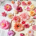 thumbnail image 5 of 36 Pack Flower Hair Clips Rose Hair Accessories for Women  Bride Flower Claw Clip Side Hair Clip Hairpin Brooch Pin Headpiece for Girls Wedding, 5 of 7