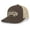 Brown/Khaki, variant on Heritage Pride Mens Trucker Hat Embroidered Wild Buffalo Outdoor Hat Baseball Cap-Charcoal/Neon Orange