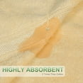 thumbnail image 6 of PiccoCasa 4Pcs Bamboo Cotton Bath Towels Absorbent 27x54" Light Mustard Color, 6 of 7
