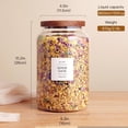 thumbnail image 3 of Frascos de vidrio para almacenamiento de alimentos CZHQSMZ 2x4000 ml herméticos, 3 of 6