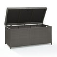 thumbnail image 3 of Homestock Global Greatness Outdoor Wicker Storage Bin In Brown, 100-Gallon Capacity A Stylish And Weather-Proof Solution For Keeping Your Outdoor Space Organized And Clutter-Free., 3 of 3